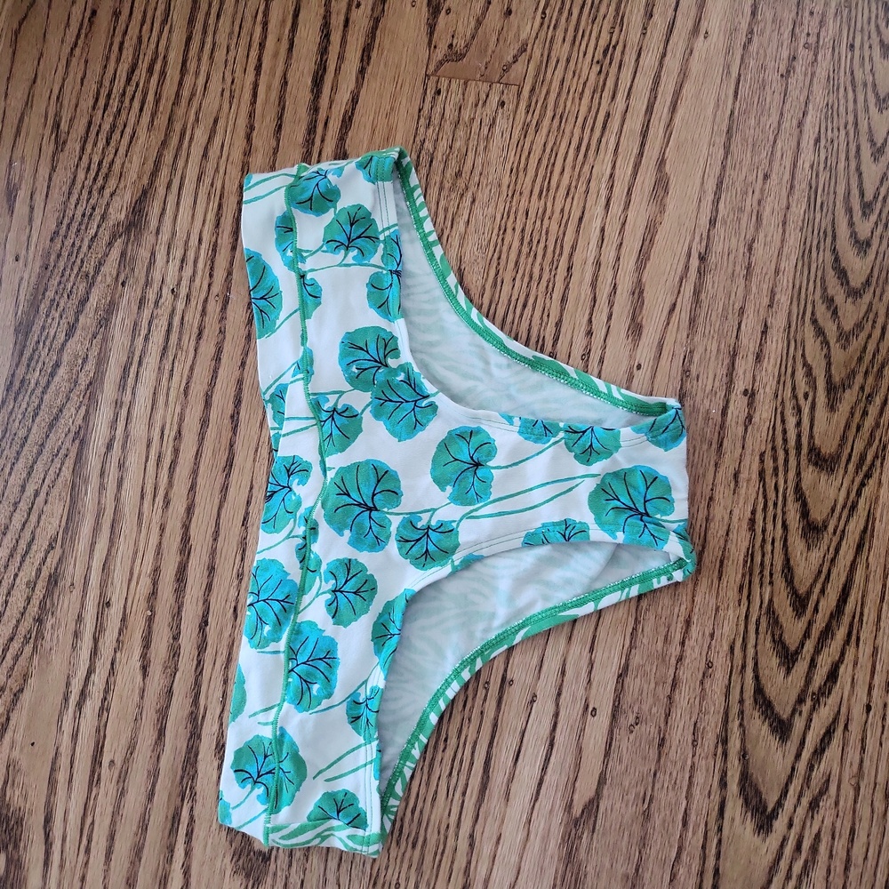 DVF Cotton Leaf Design Panties
